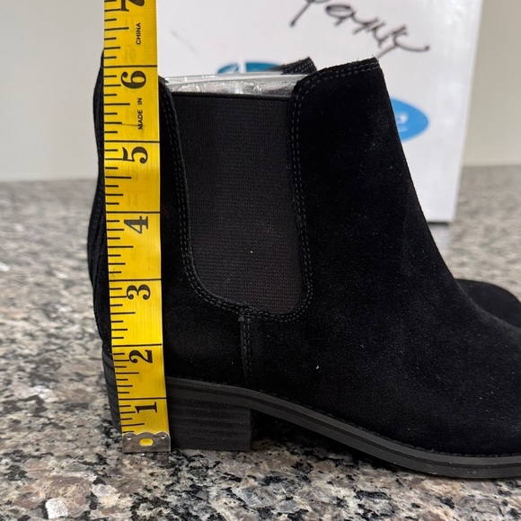 Aqua College waterproof Black Suede Ankle Boots NEW 6.5 - Picture 12 of 13